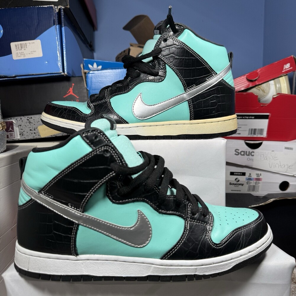 Size 11 - Nike SB Dunk High Premium x Diamond Supply Co. Tiffany 2014